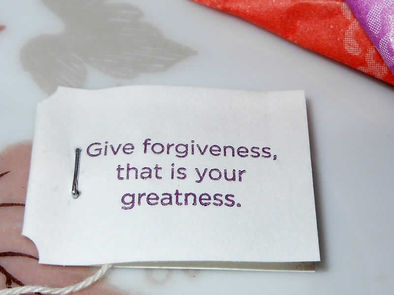 "Give forgiveness, that is your greatness."